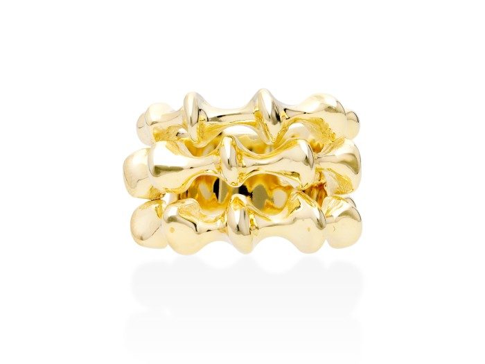 Anillo de plata triple aro