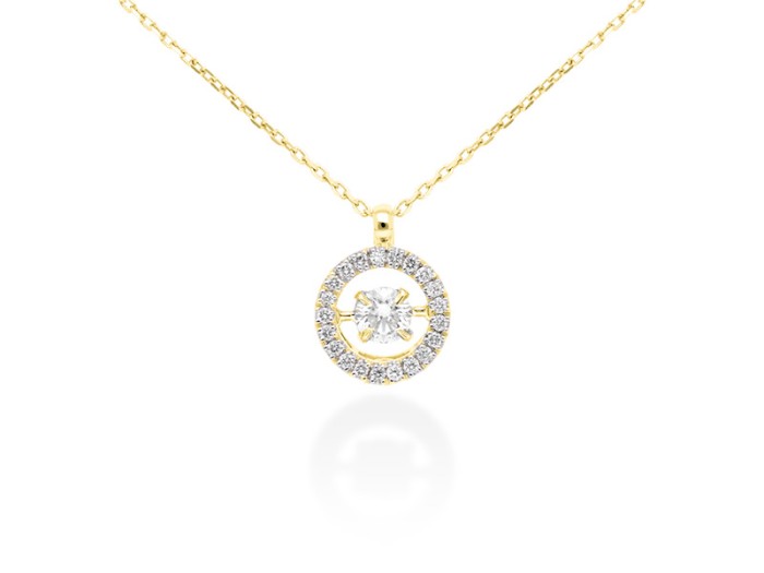Necklace   in 18kt white Gold and diamonds
