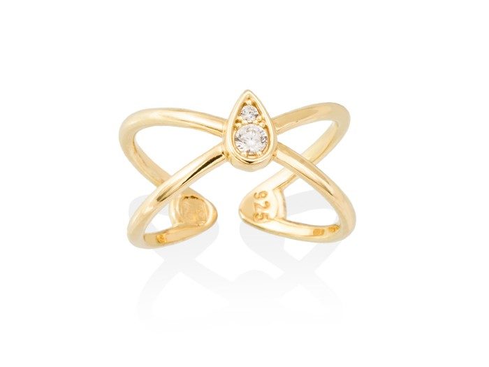 Ring PRINCE  in silber vergoldet