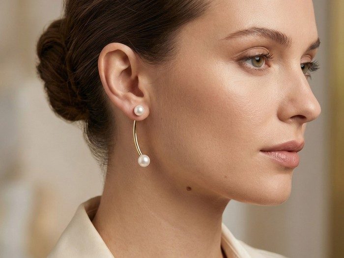 Pendientes YOSHU de plata con perla