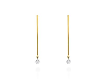 Pendientes de Oro 18Kt ballerina