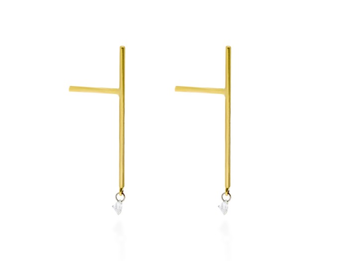 Earrings   in 18kt yellow Gold and diamonds