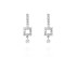 Earrings   in 18kt white Gold and diamonds