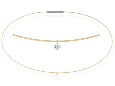 Gargantilla de Oro 18Kt ballerina