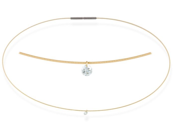 Necklace in 18kt. Gold and diamonds