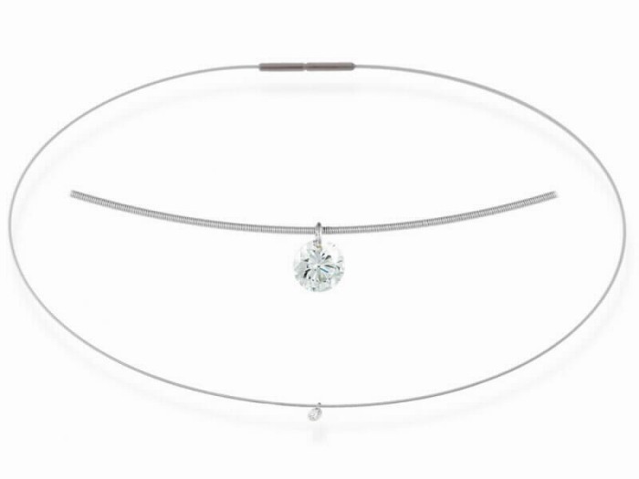 Halskette in 18kt. Gold und Diamanten