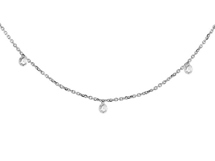 Necklace in 18kt. Gold and diamonds