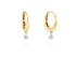 Pendientes de Oro 18Kt aro ballerina
