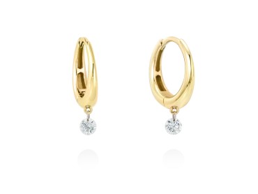 Pendientes de Oro 18Kt aro ballerina.