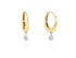 Pendientes de Oro 18Kt aro ballerina