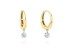 Ohrringe   in 18kt. Gold und Diamanten