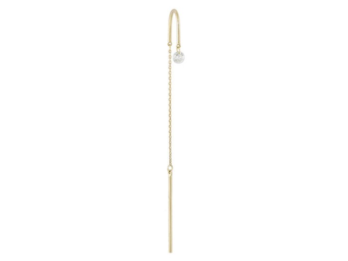 Piercing BALLERINA CADENA in 18Kt Gold and diamond