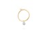 Piercing BALLERINA ROUND in 18Kt Gold and diamond