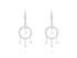 Pendientes de Oro 18Kt y diamantes chandelier redondo ballerina