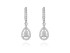 Pendientes lagrima pavé de Oro 18Kt y diamantes