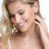 Pendientes aguamarina de Oro 18Kt y diamantes