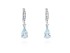 Earrings in 18kt. Gold and diamonds