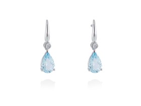 Ohrringe in 18kt. Gold und Diamanten