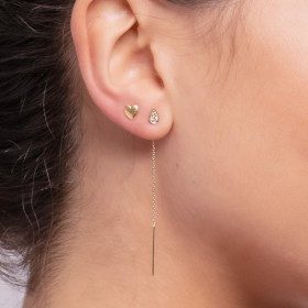 Earrings   in 18kt. Gold and diamonds