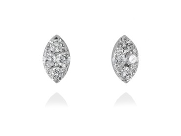 Earrings in 18kt. Gold and diamonds