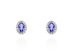 Ohrringe   in 18kt Weißgold und Diamanten