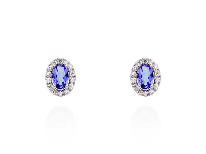 Earrings   in 18kt white Gold and diamonds