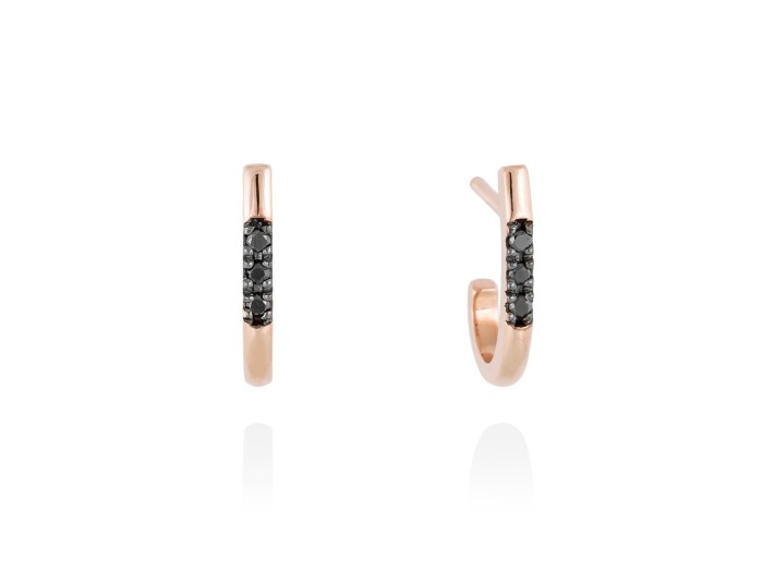 Pendientes en Oro 18Kt. y diamantes