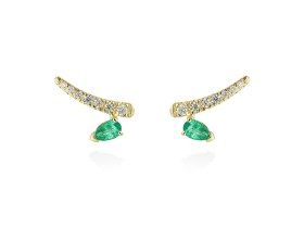 Earrings   in 18kt yellow Gold and diamonds