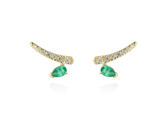 Earrings   in 18kt yellow Gold and diamonds