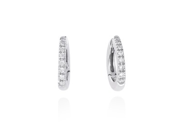 Ohrringe   in 18kt. Gold und Diamanten