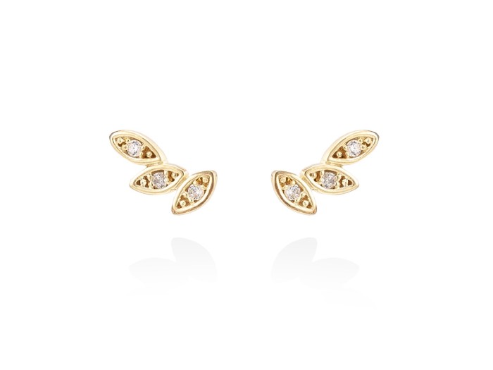 Ohrringe   in 18kt Gelbgold und Diamanten