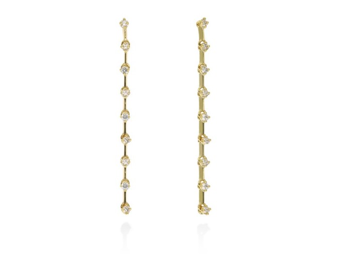Earrings   in 18kt yellow Gold and diamonds