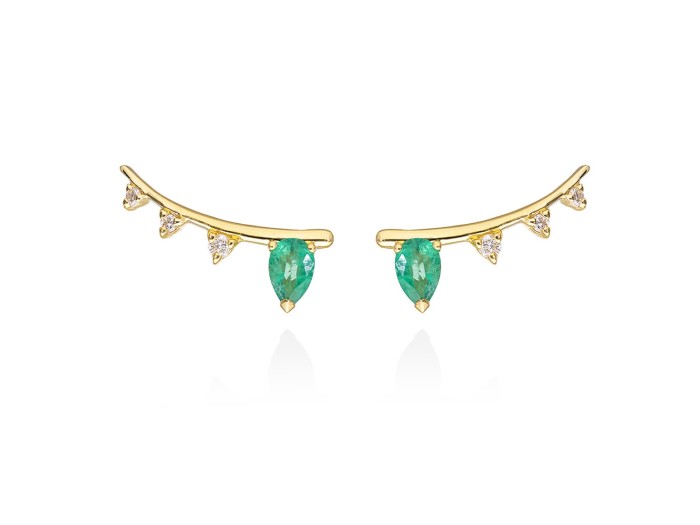 Earrings   in 18kt yellow Gold and diamonds