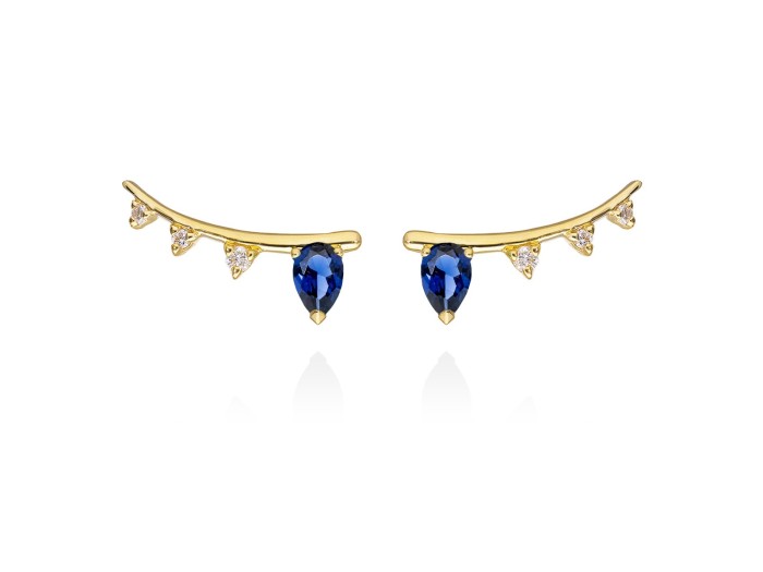 Ohrringe   in 18kt Gelbgold und Diamanten