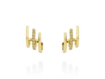 Ohrringe   in 18kt Weißgold und Diamanten