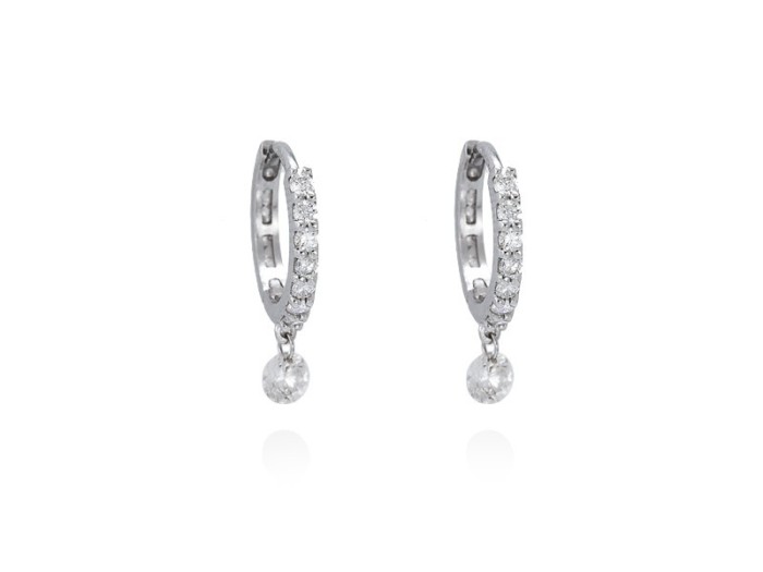 Earrings   in 18kt. Gold and diamonds