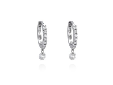 Ohrringe   in 18kt. Gold und Diamanten