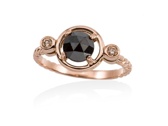 Ring in 18kt. Gold und Diamanten