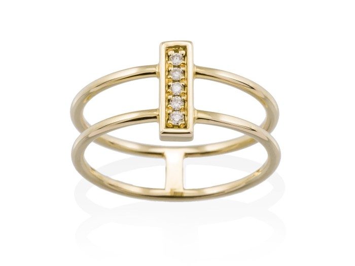 Ring in 18kt. Gold and diamonds