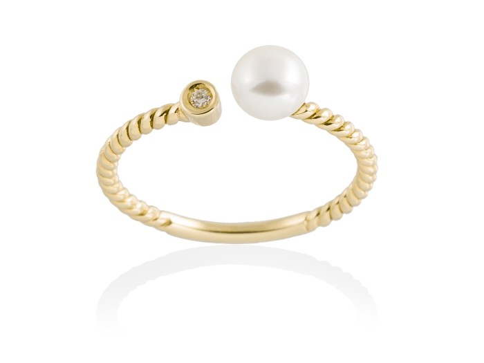 Ring in 18kt. Gold and diamonds