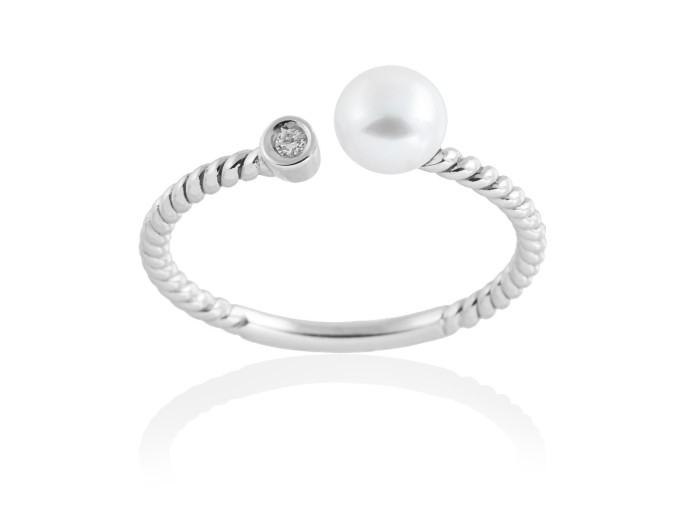 Ring in 18kt. Gold und Diamanten