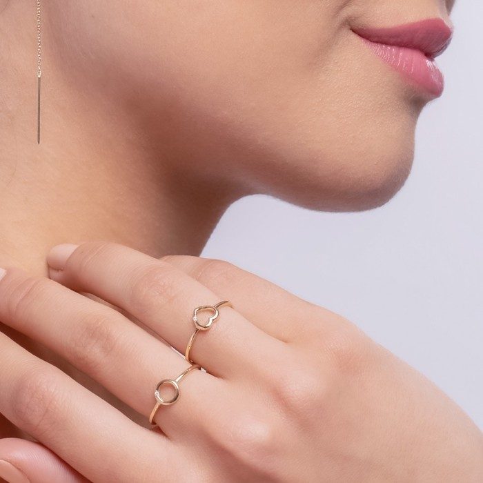 Ring in 18kt. Gold und Diamanten