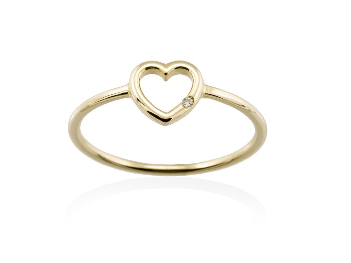 Ring in 18kt. Gold and diamonds