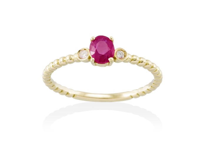 Ring in 18kt. Gold and diamonds