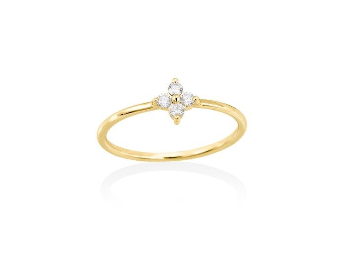 Ring   in 18kt. Gold und Diamanten