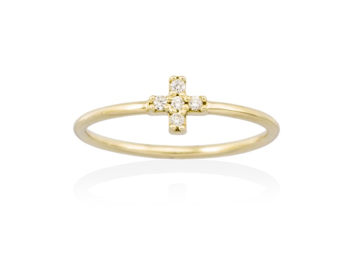 Ring in 18kt. Gold und Diamanten