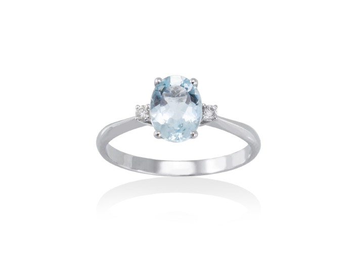 Ring in 18kt. Gold und Diamanten