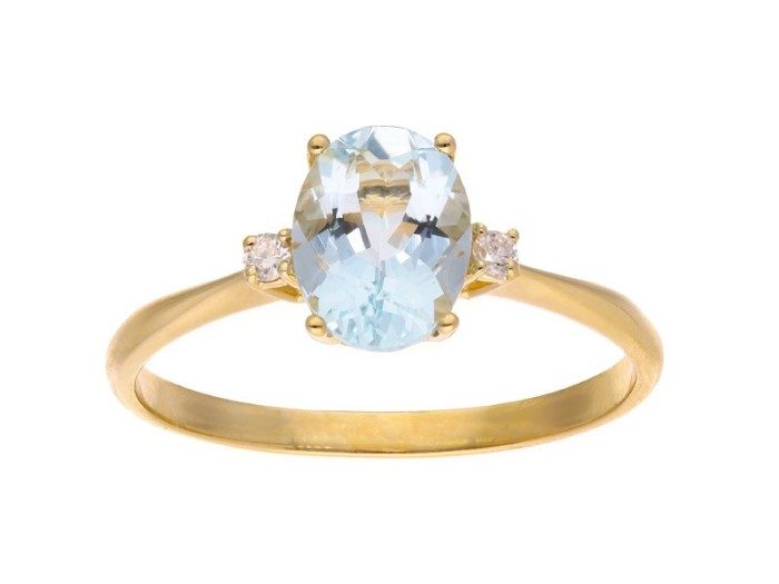Ring in 18kt. Gold and diamonds
