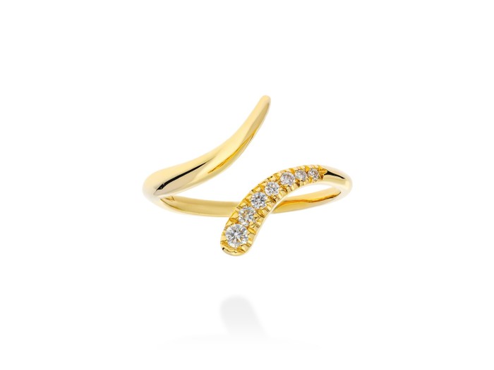 Ring   in 18kt yellow Gold and diamonds