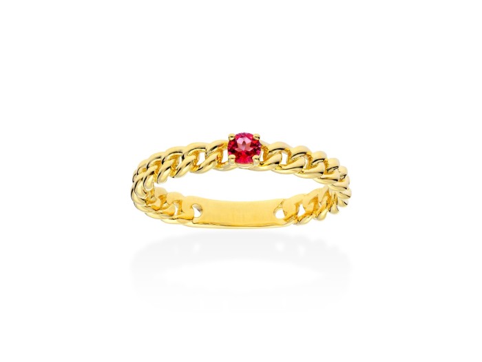 Anillo   en Oro amarillo 18Kt